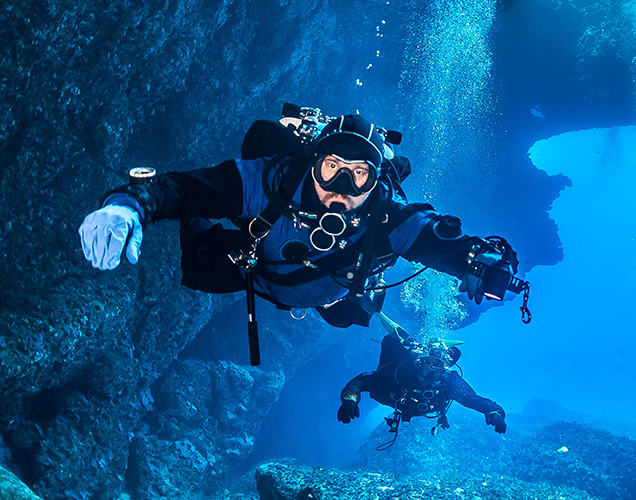 Plongée sous-marine exploratoire